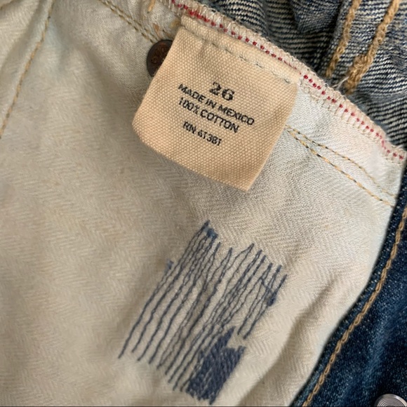 POLO RALPH LAUREN DISTRESSED VINTAGE STYLE SKIRT - Picture 12 of 14